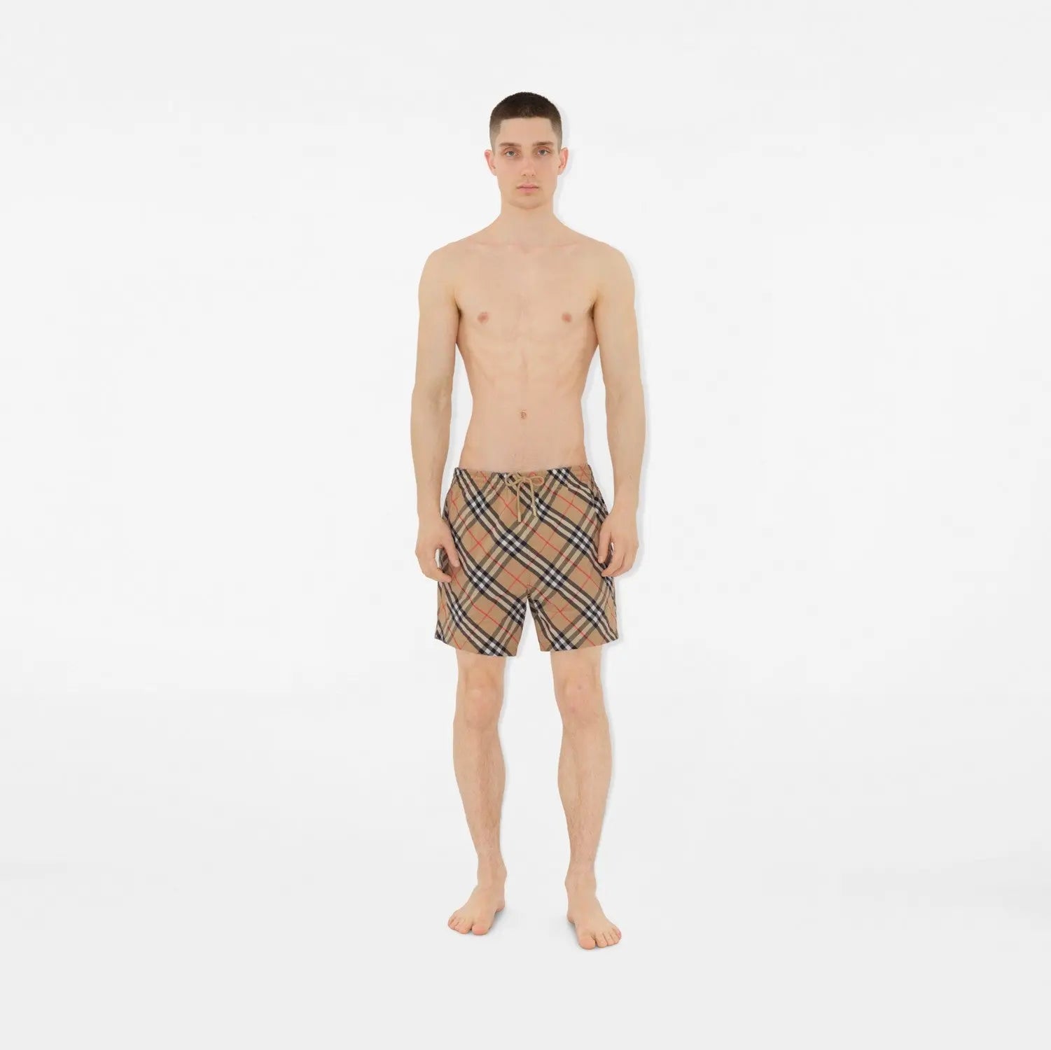 Schwimmshorts in Check Dripflare